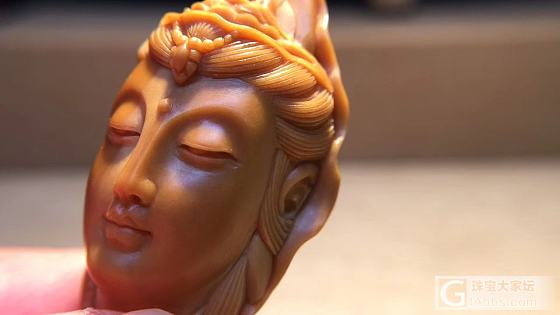 最美观音_雕刻橄榄核