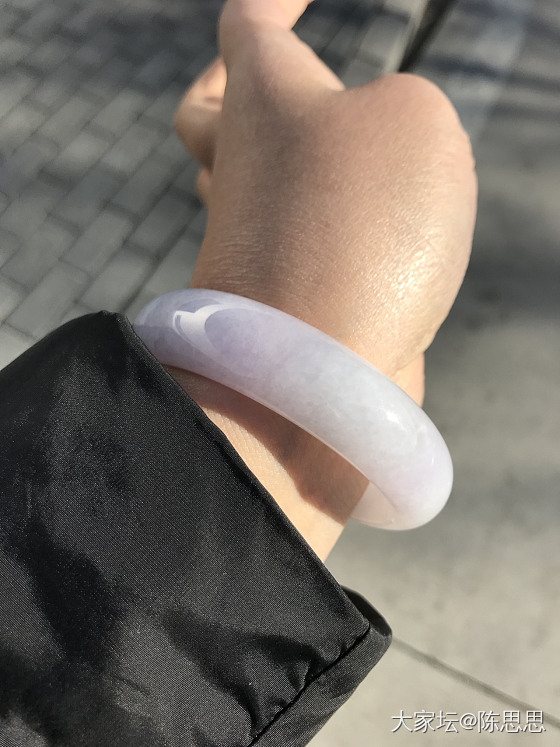 求紫镯图，顺便水个红包_手镯翡翠