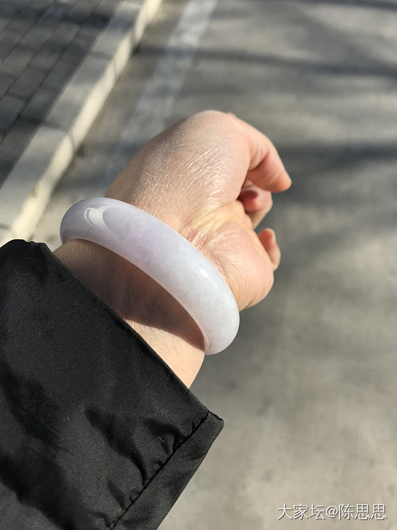 求紫镯图，顺便水个红包_手镯翡翠