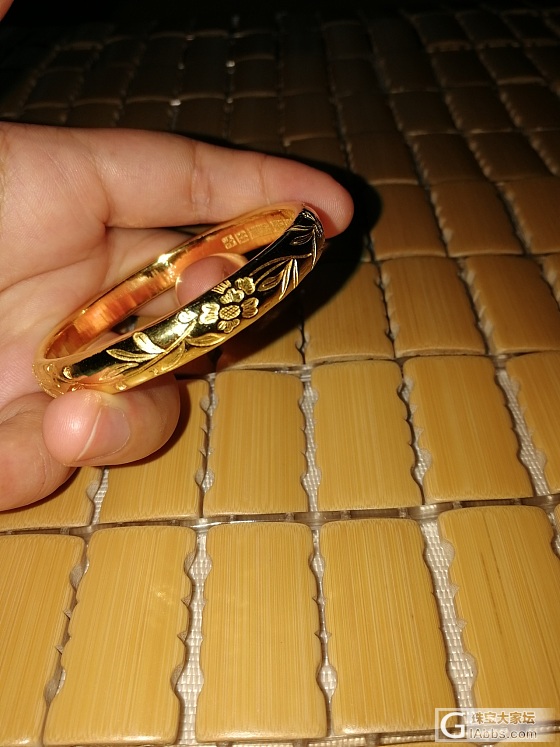 竹长蒜跟扁菊_手镯金