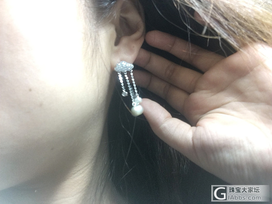 低低配版的云朵耳环_耳饰