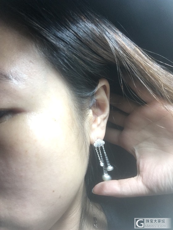 低低配版的云朵耳环_耳饰