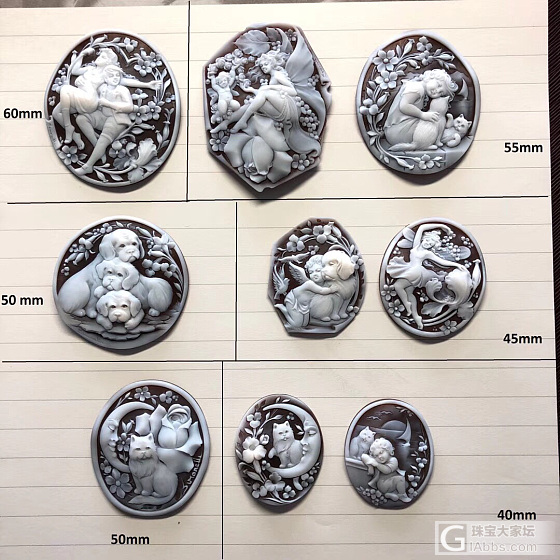 一大波激萌小天使——来自意大利的贝雕Cameo_收藏
