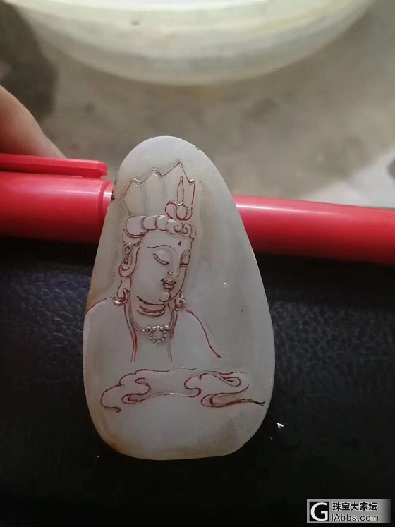 秀一秀美女玉雕姐姐的新设计[玫瑰]_设计和田玉