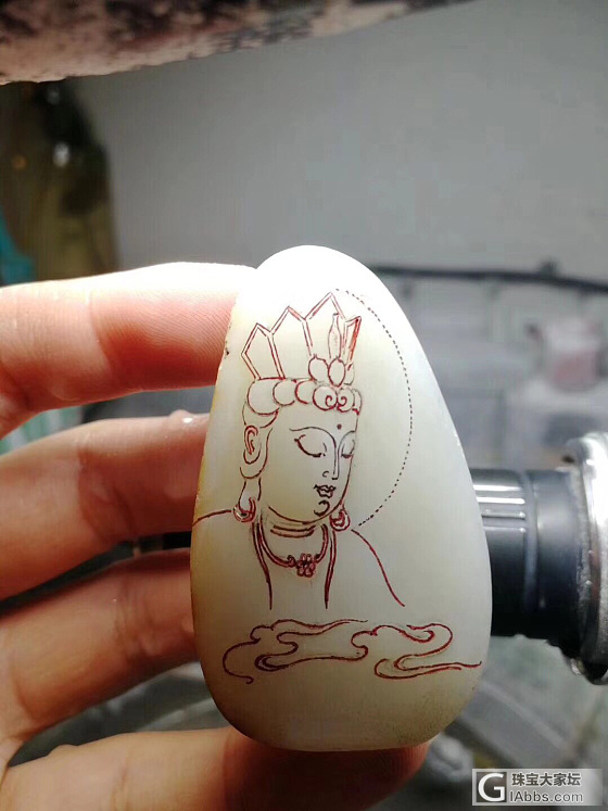秀一秀美女玉雕姐姐的新设计[玫瑰]_设计和田玉