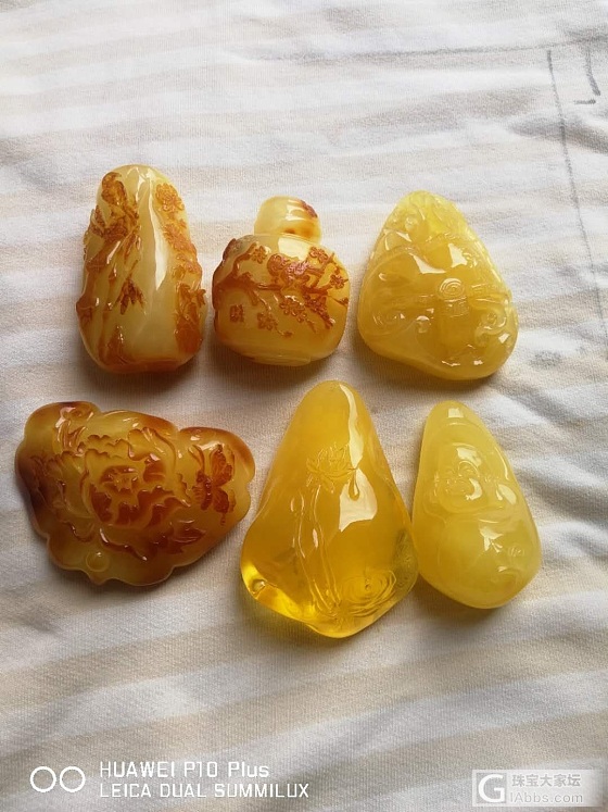 新鲜出炉！_雕刻琥珀蜜蜡