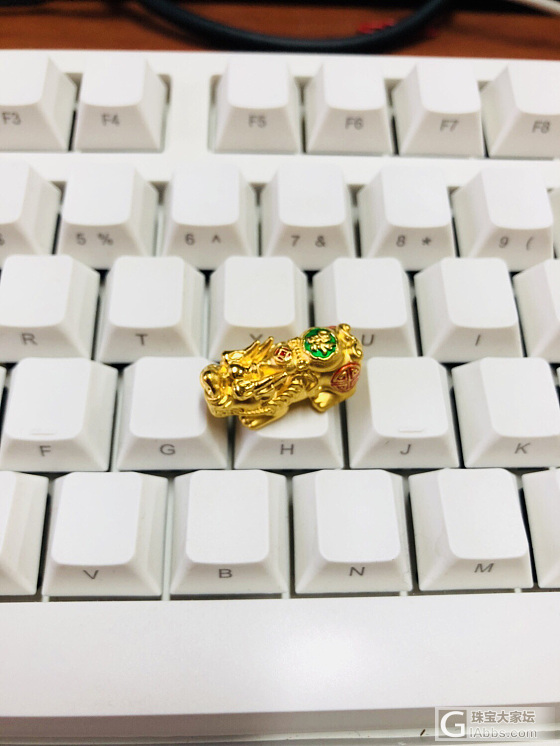 美呆哒小貔貅_手饰编绳金