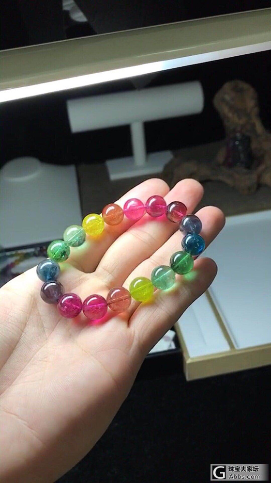 帮我投票，我要买碧玺_珠串碧玺