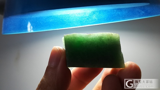 一块纯绿明料_明料翡翠