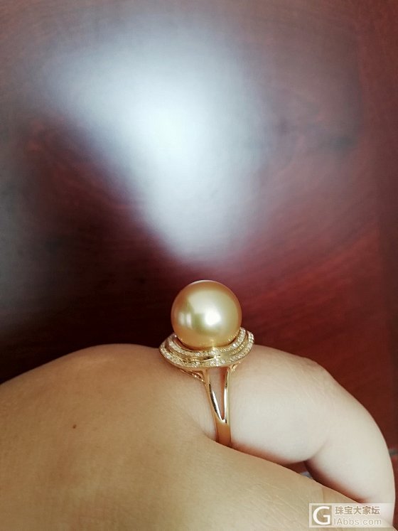 我人生中的第一颗珍珠！_戒指海水珍珠