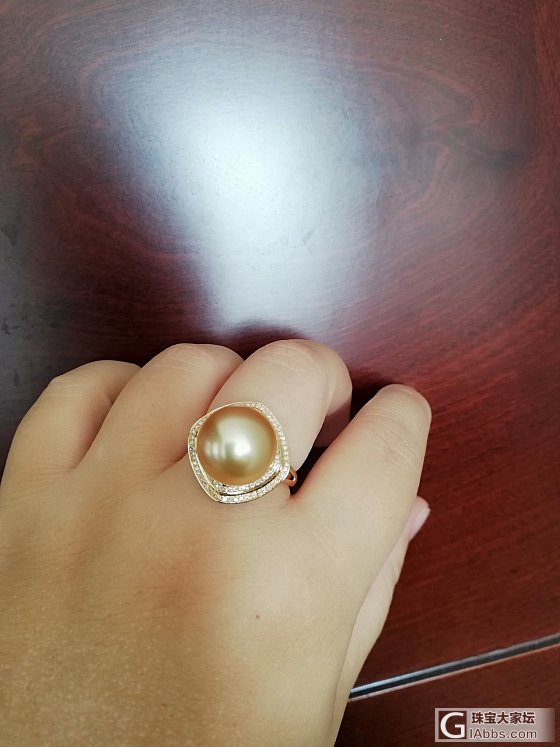 我人生中的第一颗珍珠！_戒指海水珍珠