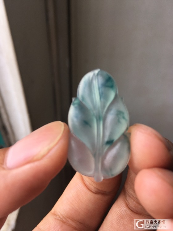 飘花叶子_挂件翡翠