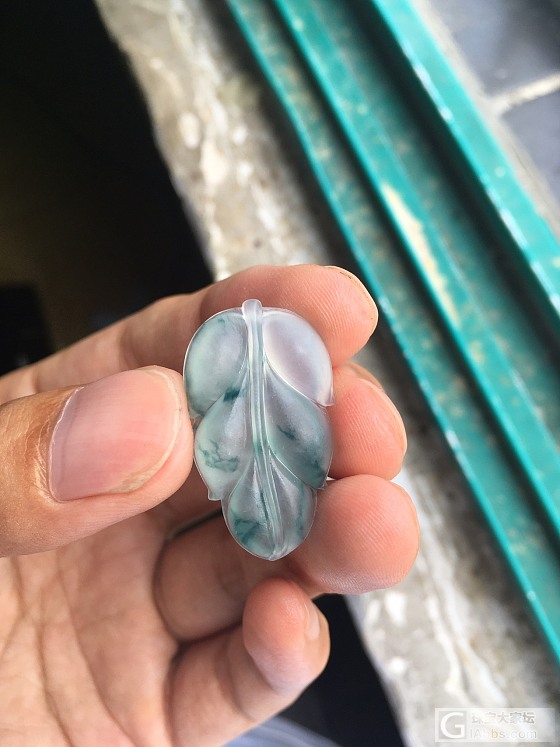 飘花叶子_挂件翡翠