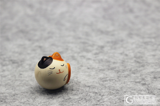 雕刻作品 眠の三花猫球_雕刻
