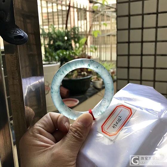 看看这—圆条飘花_手镯翡翠