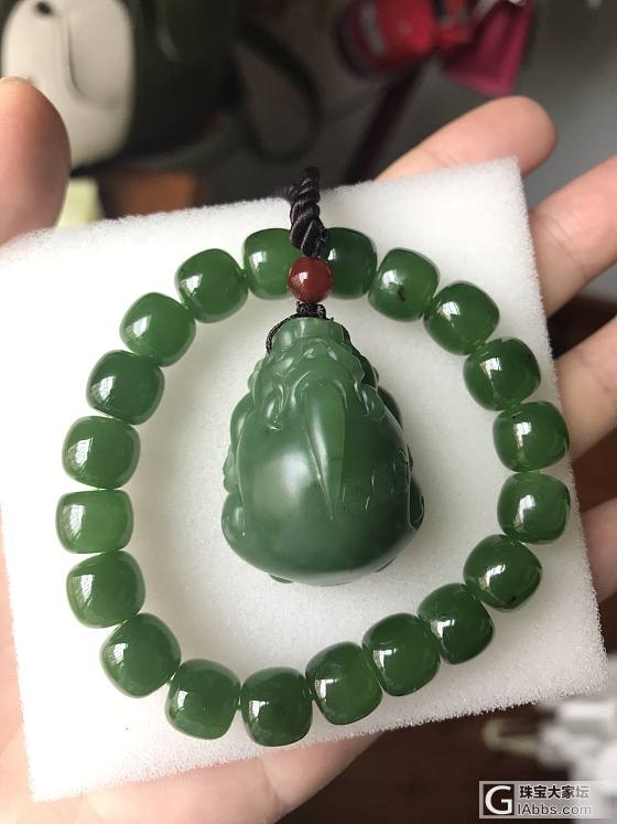 又。夏日新玩具～_珠串手镯手饰碧玉银金