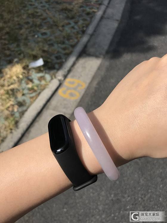 求紫镯图，顺便水个红包_手镯翡翠