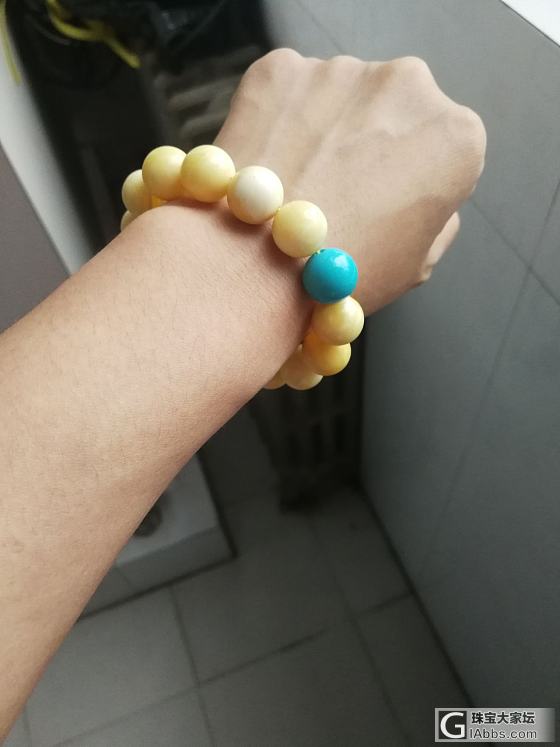 松石水一个～_珠串松石