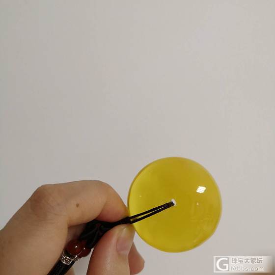 老公送的蜜蜡，求鉴定_平安扣琥珀蜜蜡