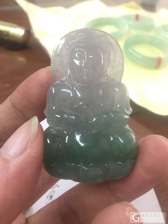 起货很漂亮 有冰味_挂件翡翠
