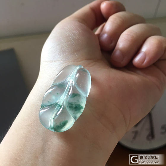 柳叶儿飘飘_挂件翡翠