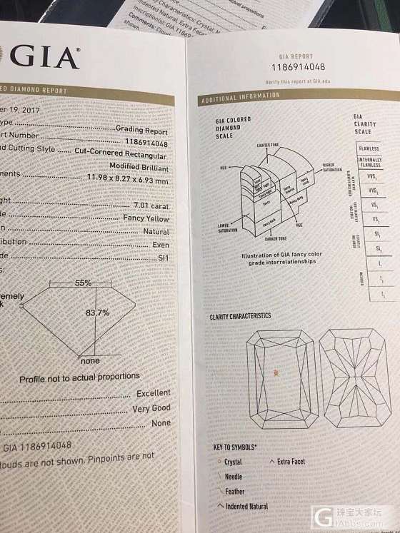 7克拉雷迪恩，大黄糖一枚_戒指彩钻千寻珠宝