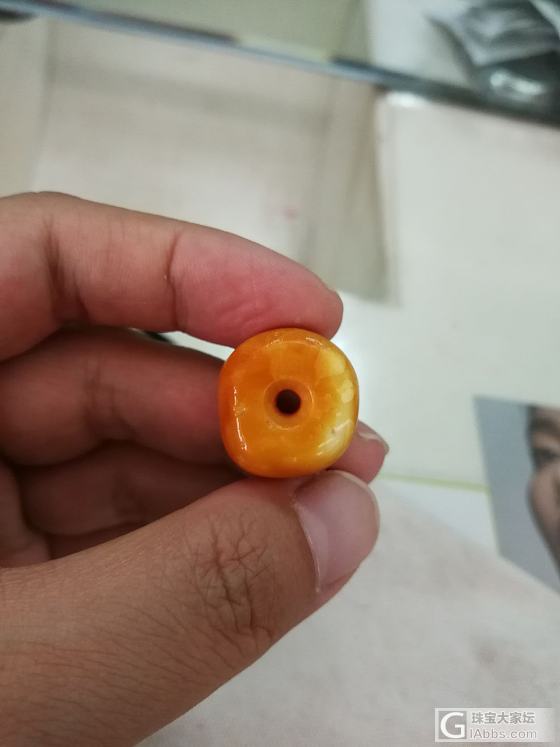 把老蜡磨了_挂件蜜蜡