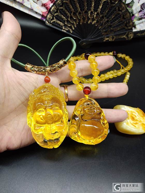 反正就是喜欢金珀！_挂件琥珀蜜蜡