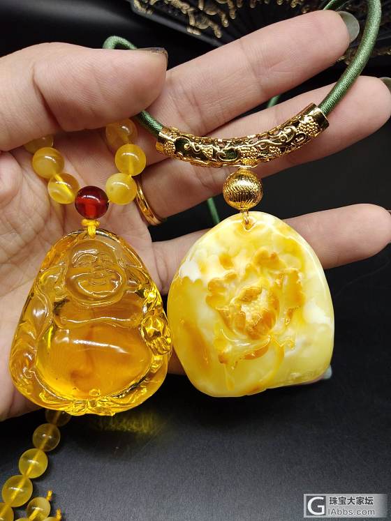 反正就是喜欢金珀！_挂件琥珀蜜蜡