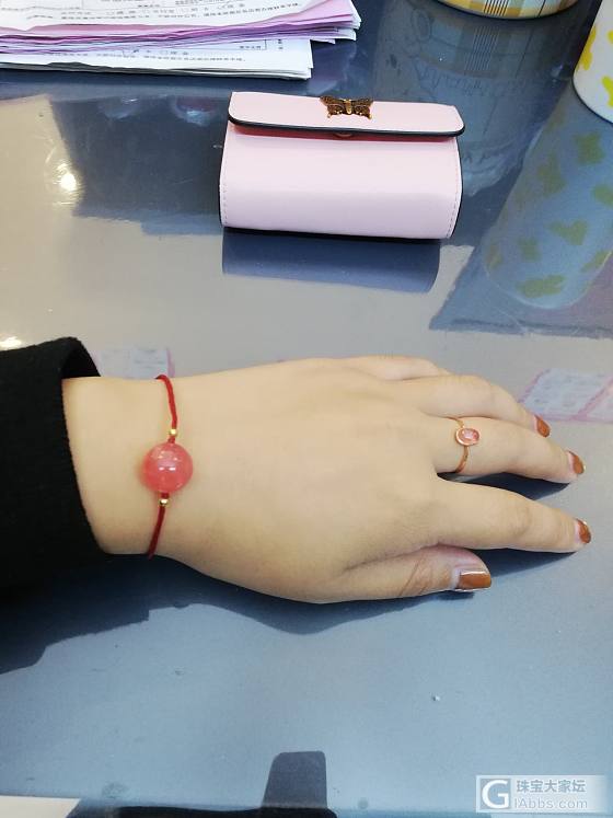 水晶红纹石_手链戒指红纹石