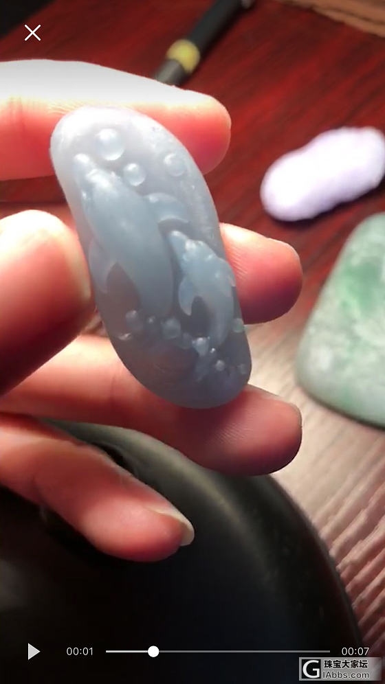 吹着山竹味的风 看着水水的翠翠_翡翠
