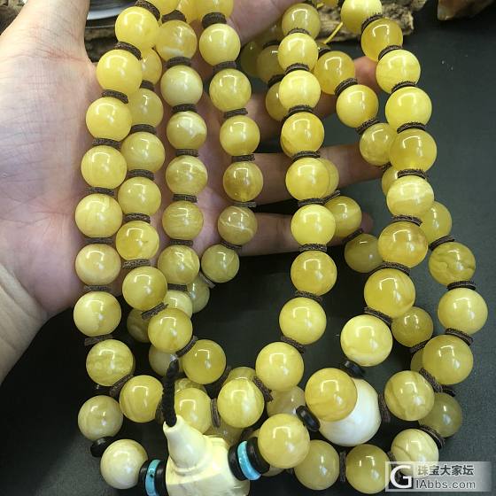 定制的108_珠串蜜蜡