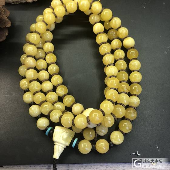 定制的108_珠串蜜蜡