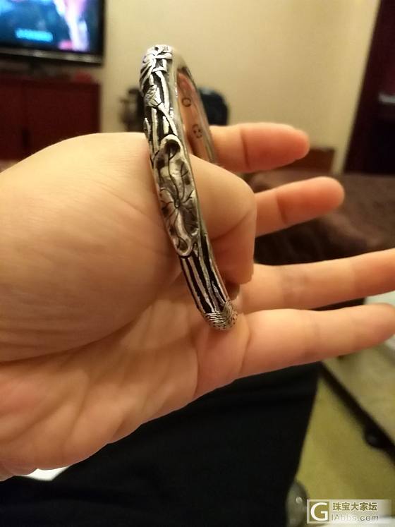 终于拔了小荷的草_手镯银