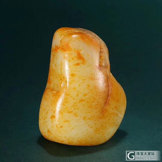 早晨的玉_原石和田玉