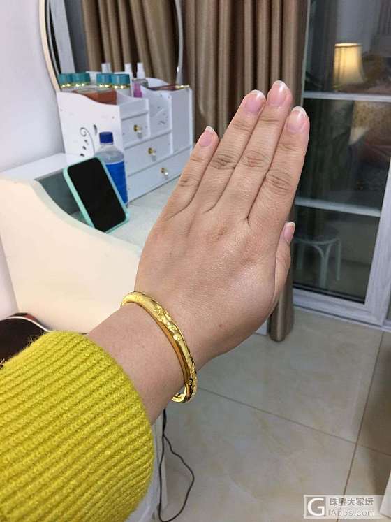 大家都来晒晒自己的金镯好吗？_金