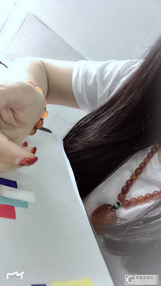 好久不见✌️_项链古董首饰琥珀蜜蜡
