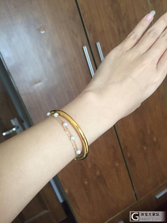 大家都来晒晒自己的金镯好吗？_金