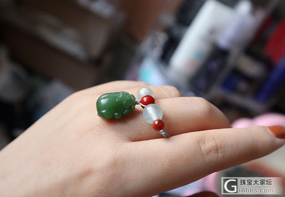 编了一条大杂烩_南红碧玉翡翠手工diy