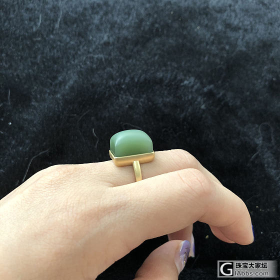 鸭蛋青碧玉戒指~_碧玉戒指和田玉