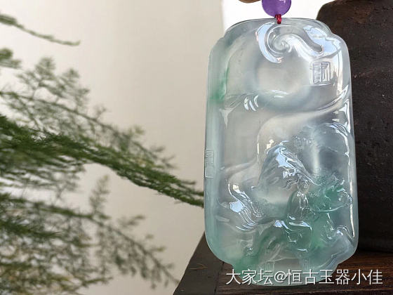 给大家欣赏欣赏几件大师佳作_玉工翡翠