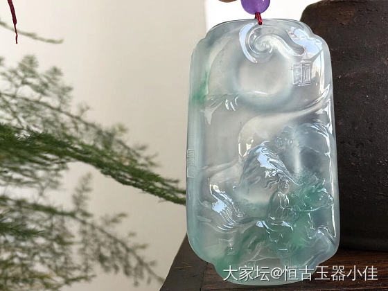 给大家欣赏欣赏几件大师佳作_玉工翡翠