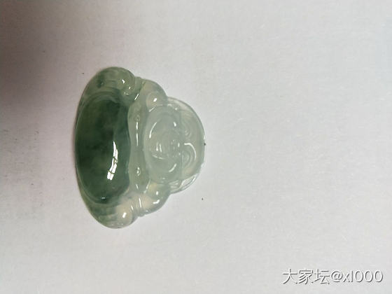 直播间买的翡翠佛公，麻烦大家帮忙看下是A货吗？_翡翠