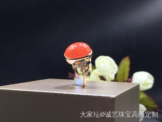 一个很有主见的南红戒指_戒指南红