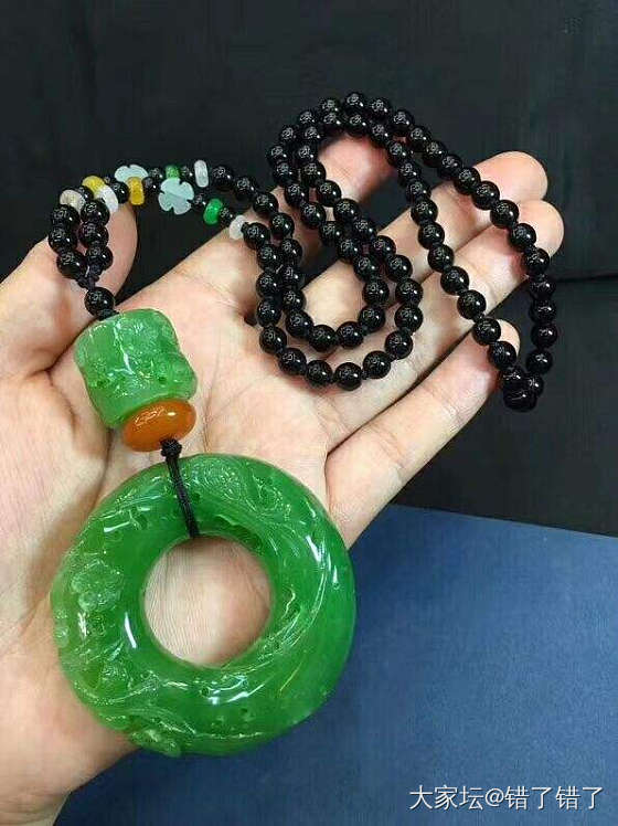 和田碧玉扳指吊坠_碧玉
