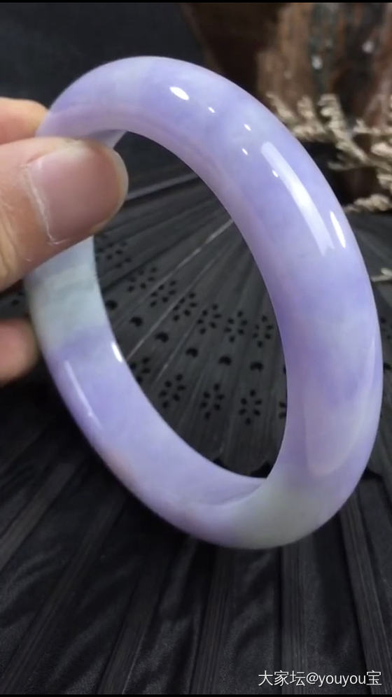 紫罗兰紫气东来，欣赏_手镯翡翠