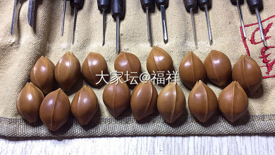 橄榄核蝴蝶手串_橄榄核