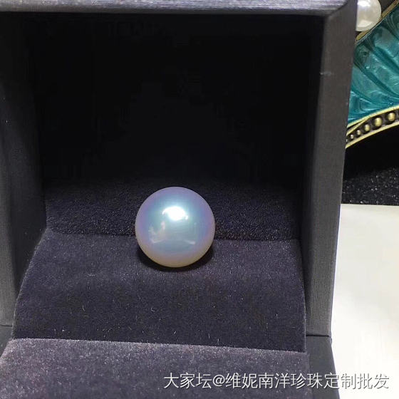 南洋白珠 15-16mm 顶级光泽  超强光 正圆 极细微瑕  收藏级别  懂货..._珍珠