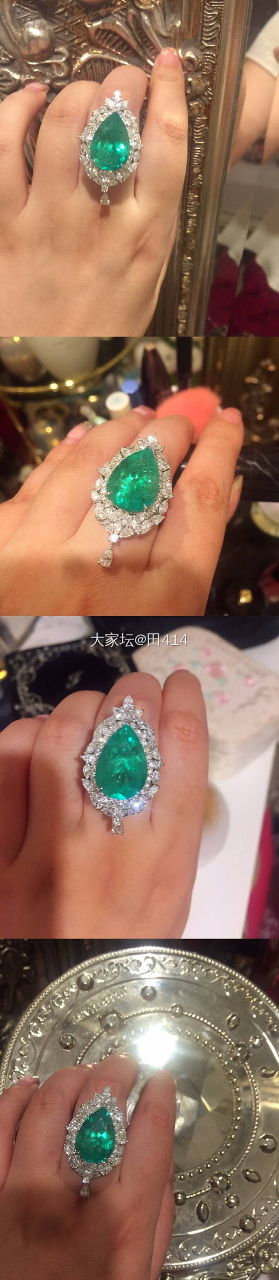 祖母绿 酱油归来！_戒指吊坠祖母绿