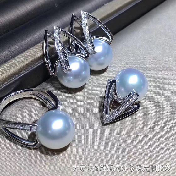 客订一套迪丽热巴同款/出炉，珠子贴合度完美。不要跟我说谁家谁家配件便宜，一分钱一..._珍珠